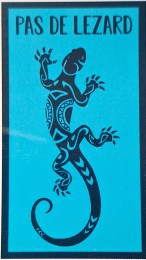 lezard turquoise